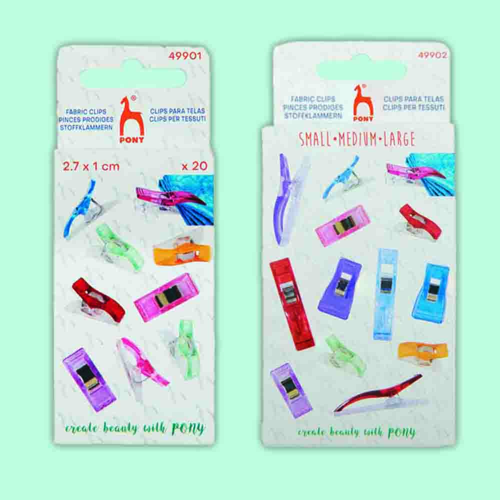 Pony Stof clips - 1x20-30st