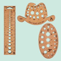 Pony Knitting gauge wood - 1pc