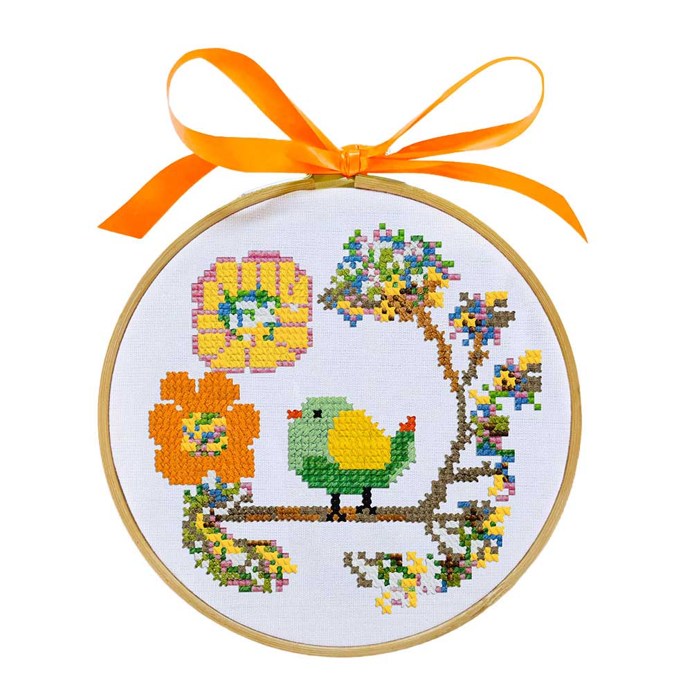 Pony Only Mini Cross stitch kit Chirpy, Chirpy, Cheep. - 1pc