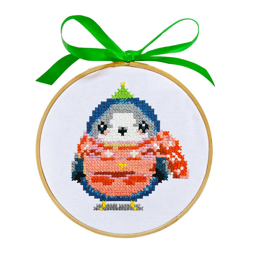 Pony Only Mini Cross stitch kit All wrapped up - 1pc