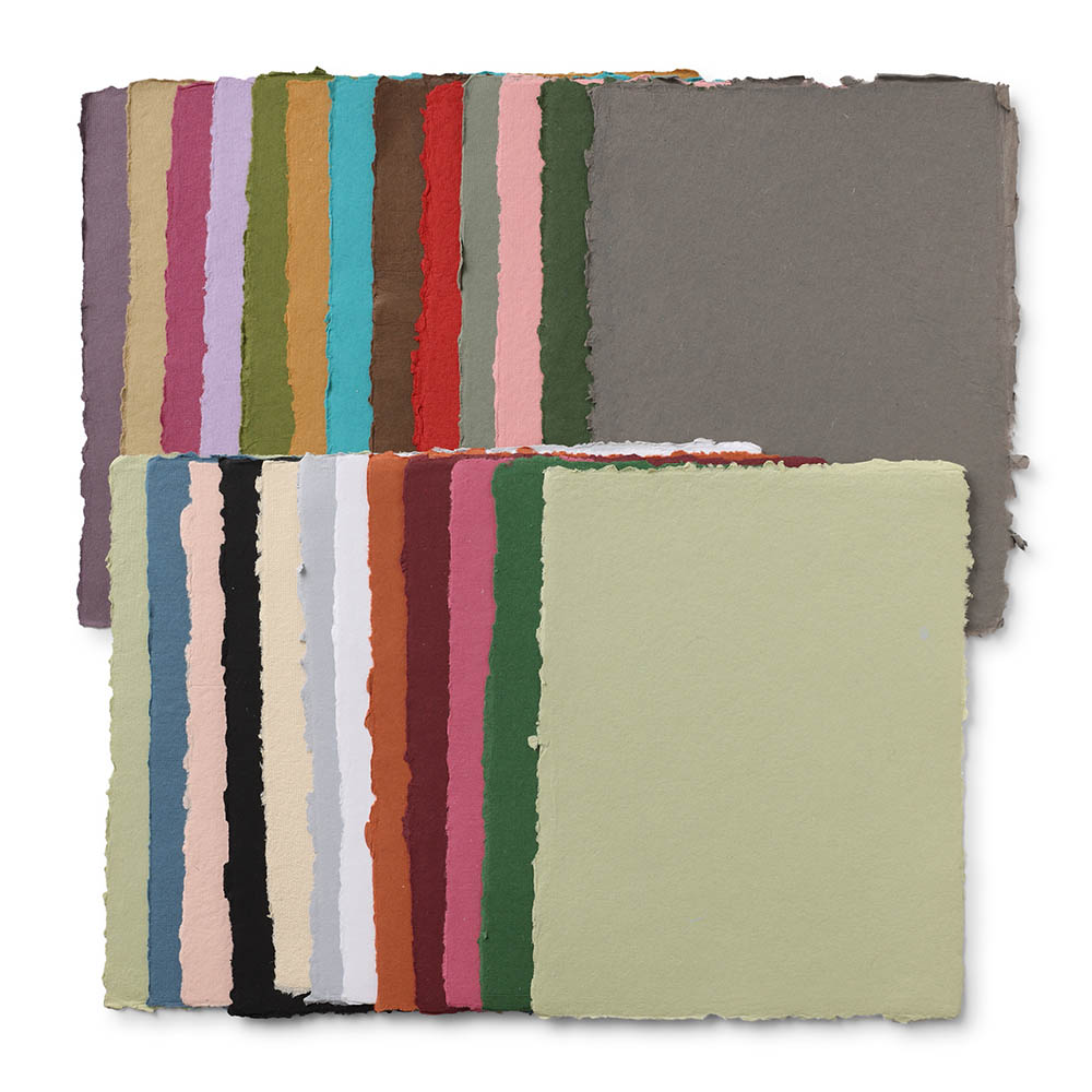 Pan Art Deckle-edge papier 22x28cm - 10p - 1st