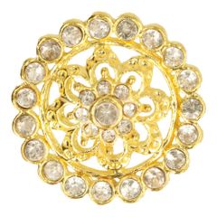 STRK10 rhinestone Button GO of SI - 10pcs