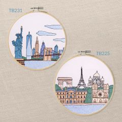 DMC Borduurkit Stad 14,5cm - 1st