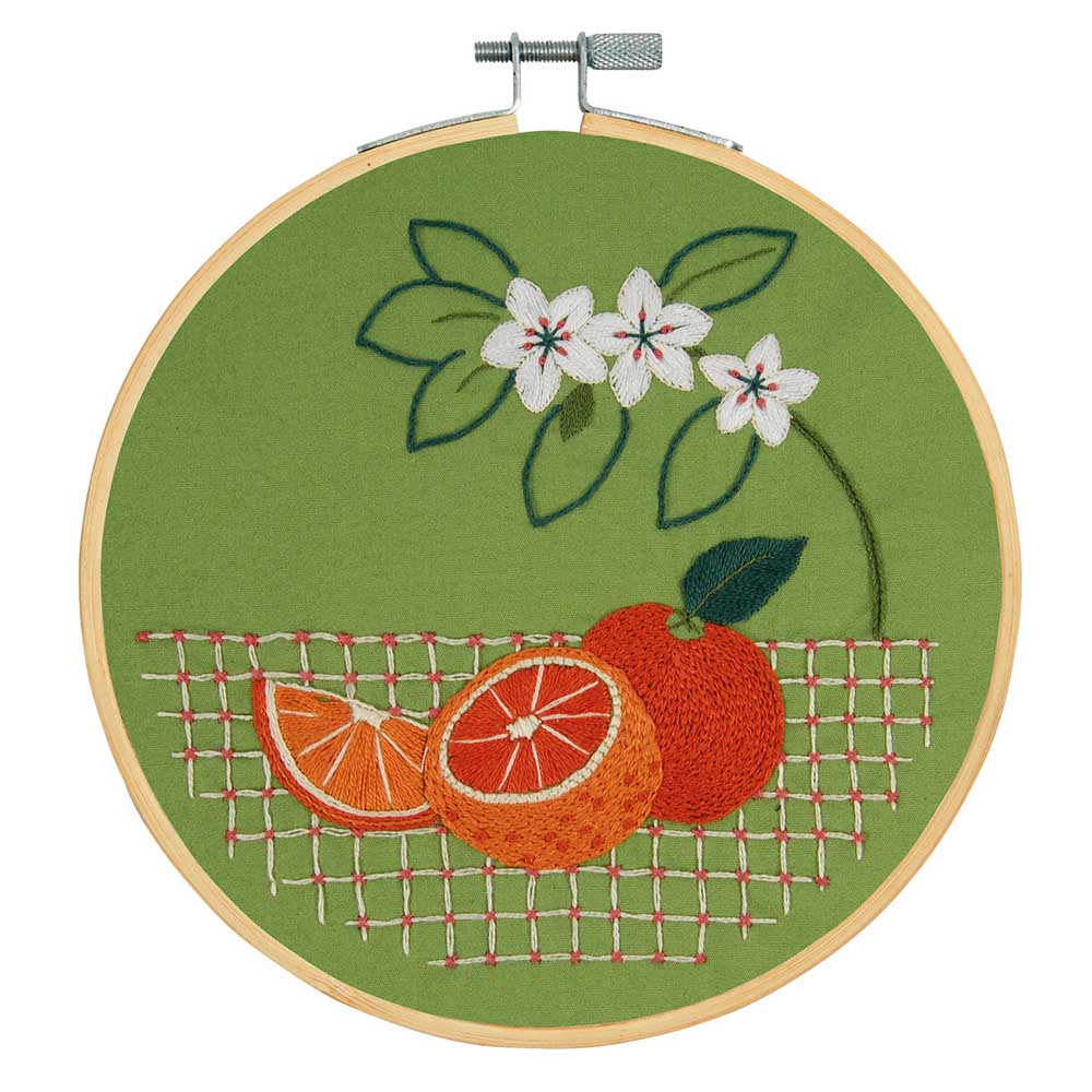 DMC Embroidery kit Orange 15cm - 3pcs