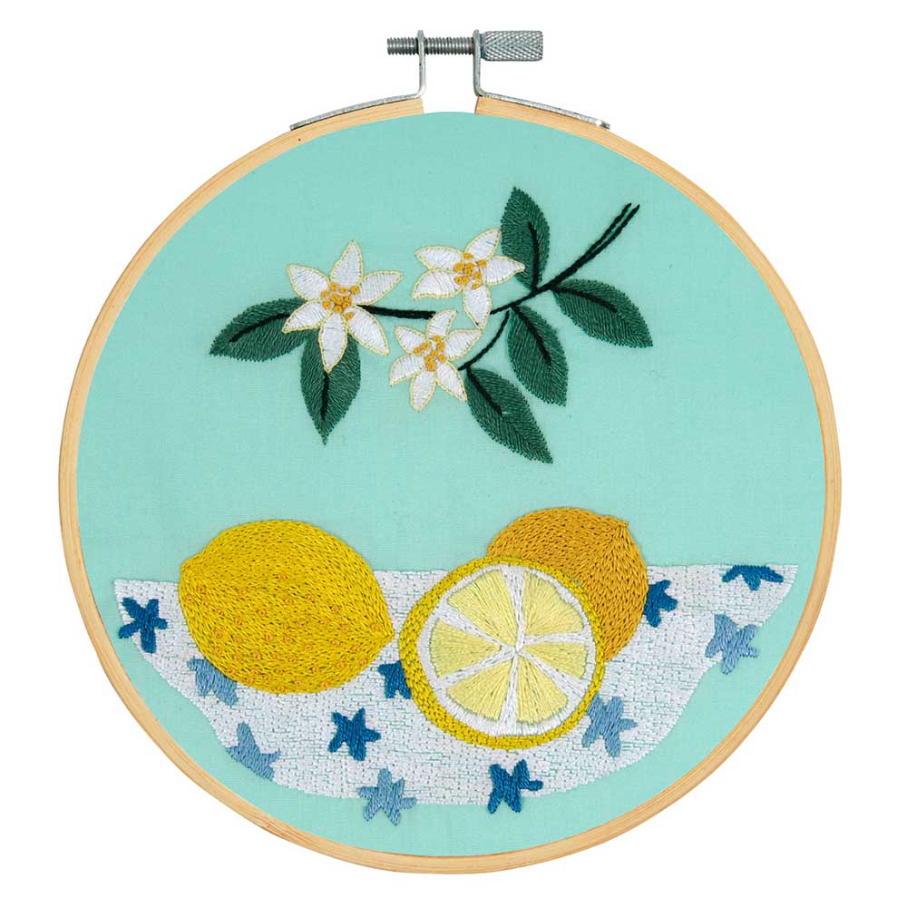DMC Embroidery kit Lemon 15cm - 3pcs
