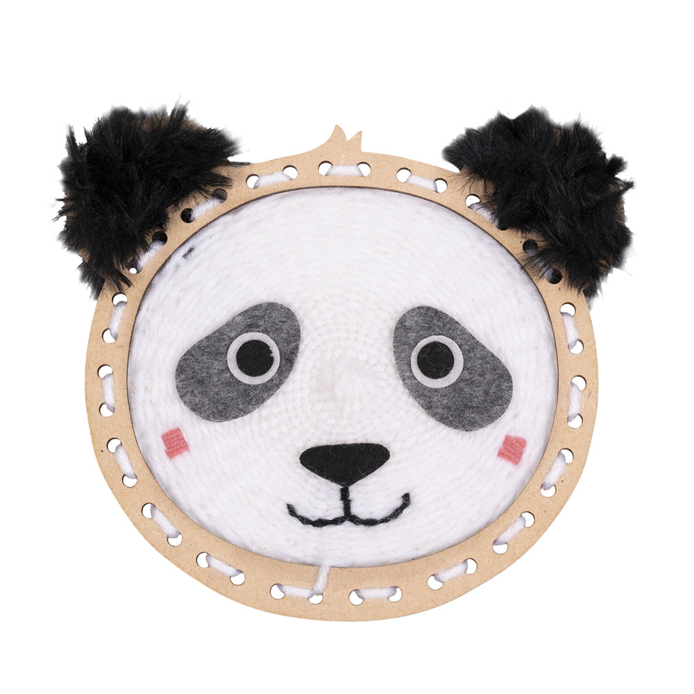 DMC Kids kit Weaving kit Pasha the Panda 13.6x15.2cm - 1pc