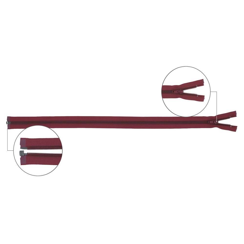 YKK Spiraalrits deelbaar metaal nr.5 80cm - 527