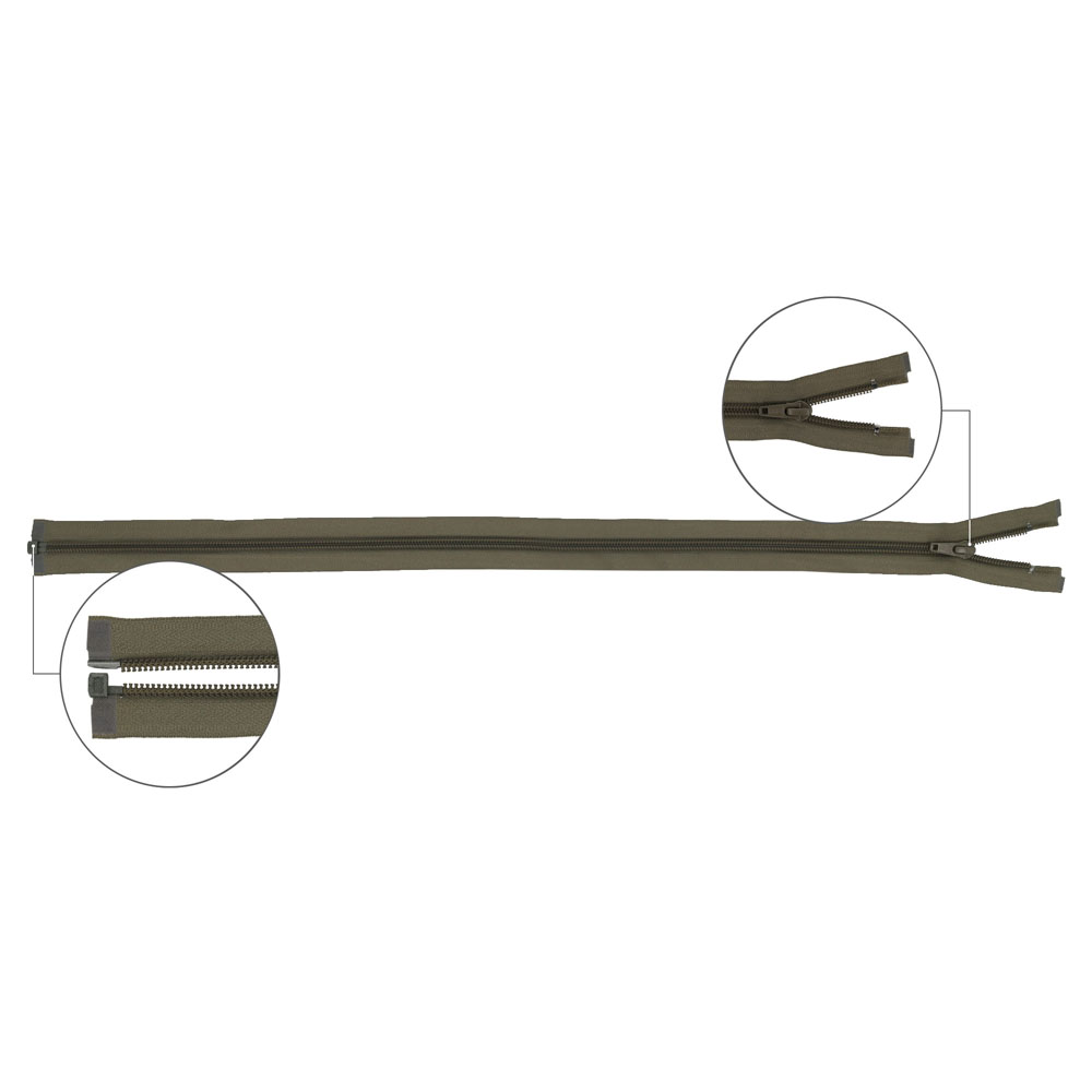 YKK Spiraalrits deelbaar metaal nr.5 80cm - 564