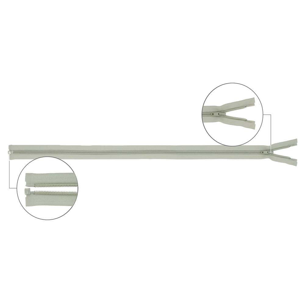 YKK Spiraalrits deelbaar metaal nr.5 80cm - 576