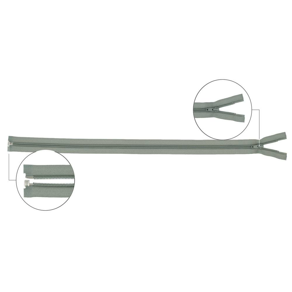 YKK Spiraalrits deelbaar metaal nr.5 80cm - 577