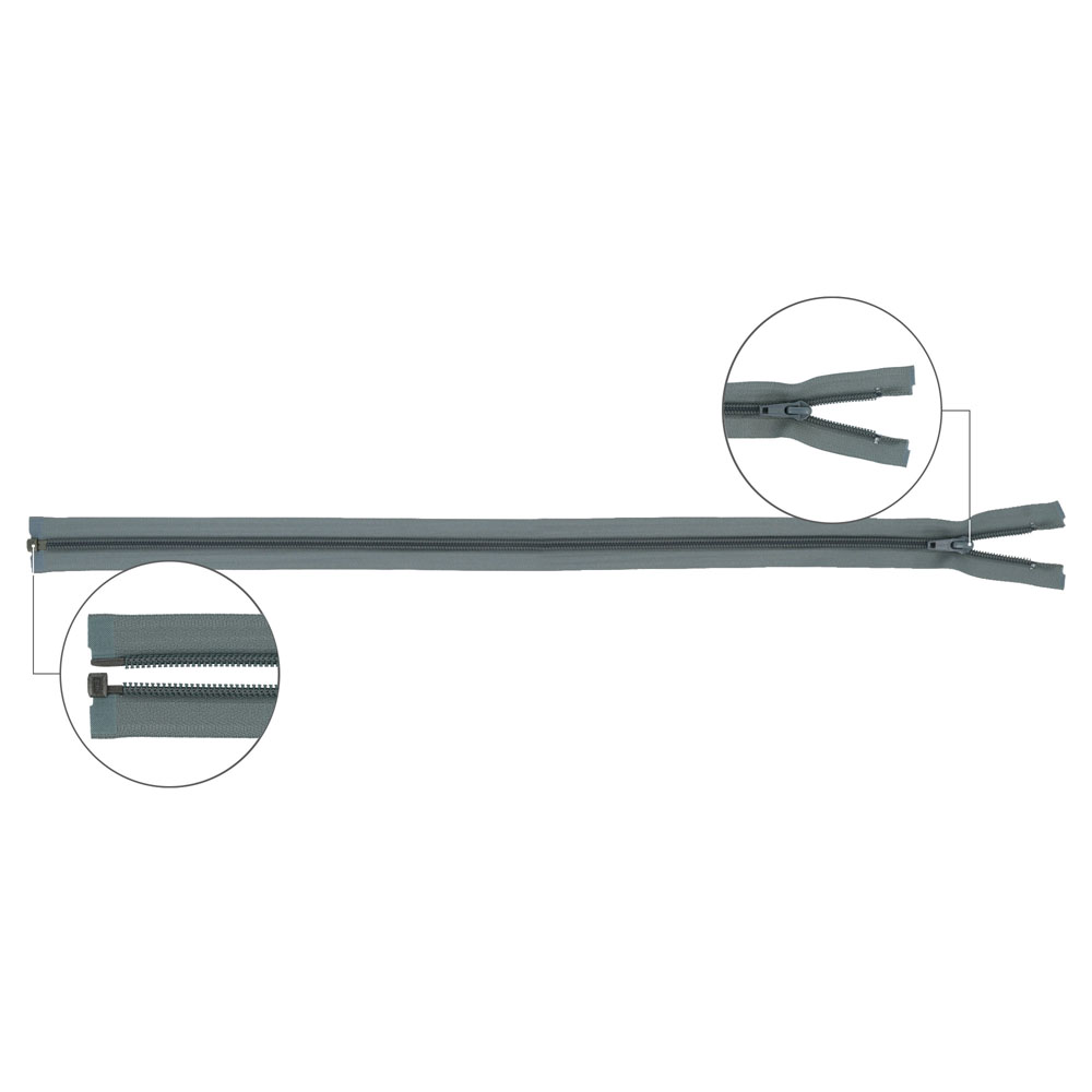 YKK Spiraalrits deelbaar metaal nr.5 80cm - 578