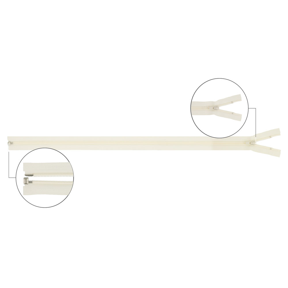 YKK Spiraalrits deelbaar metaal nr.5 80cm - 841