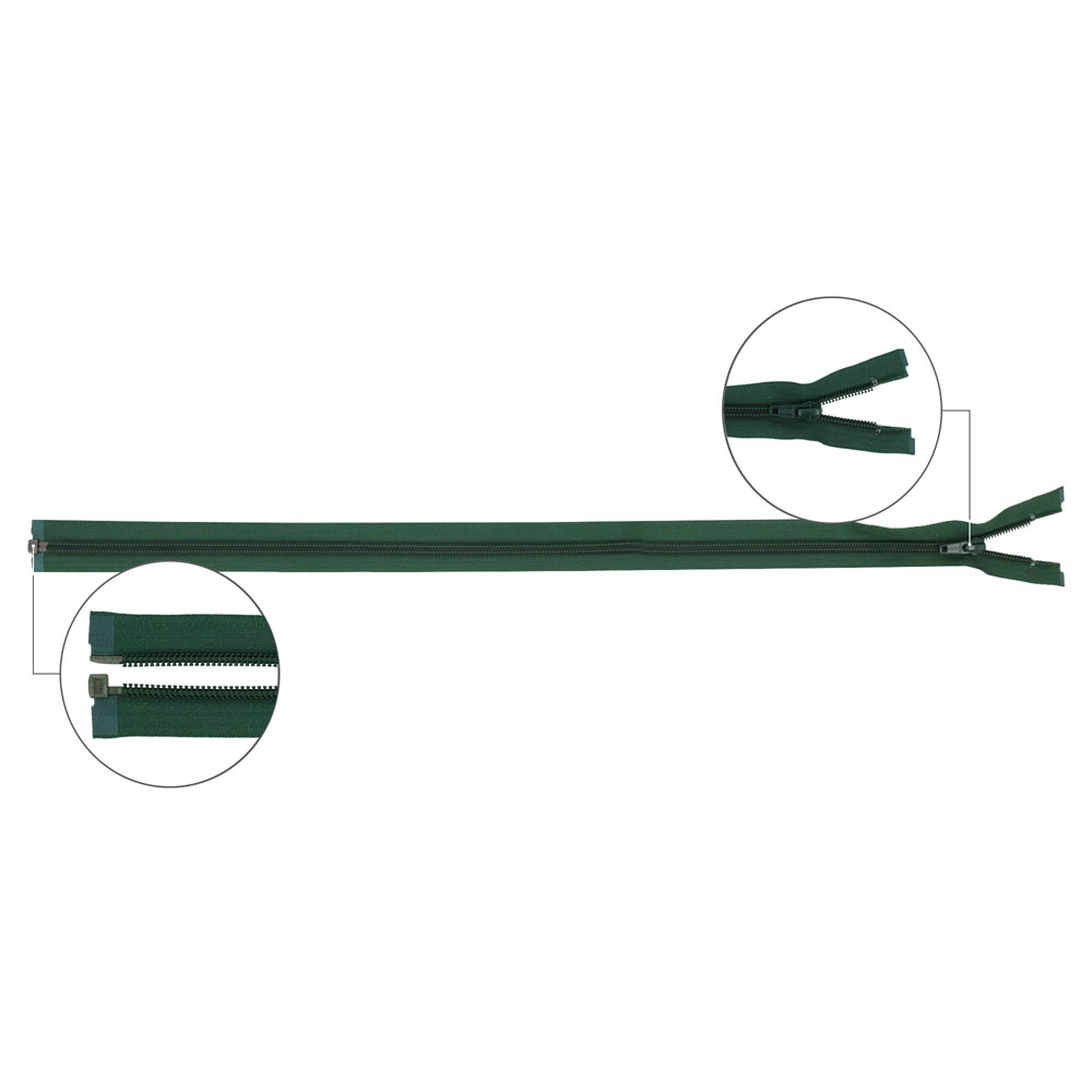 YKK Spiraalrits deelbaar metaal nr.5 80cm - 890