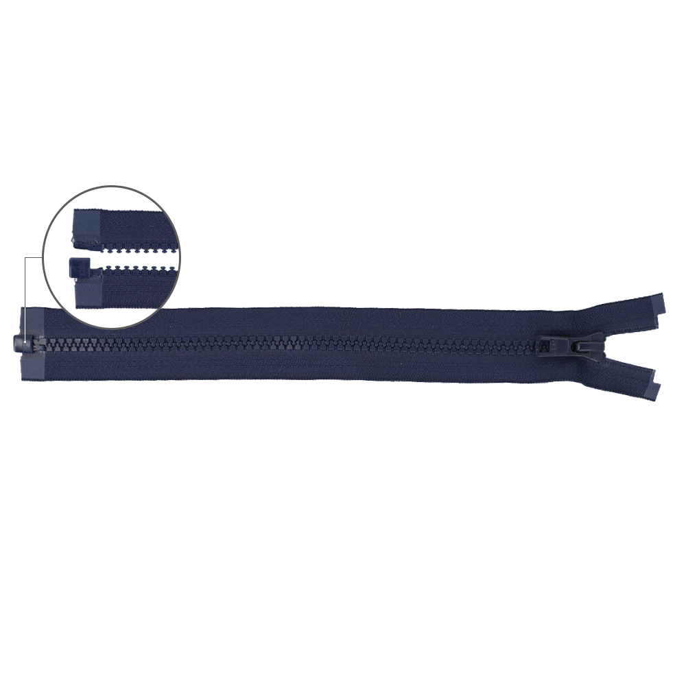 YKK VISLON Molded plastic open-end zipper no.5 60cm - 058