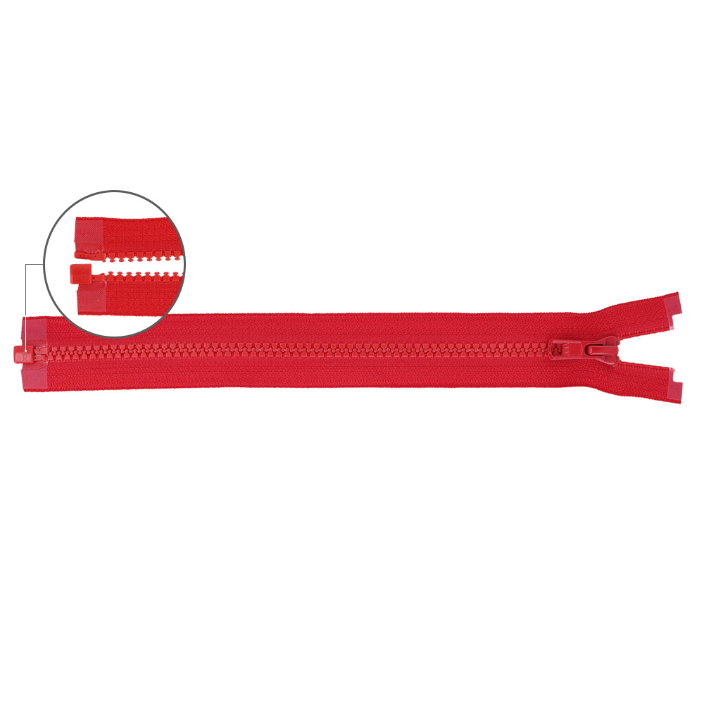 YKK VISLON Molded plastic open-end zipper no.5 75cm - 519