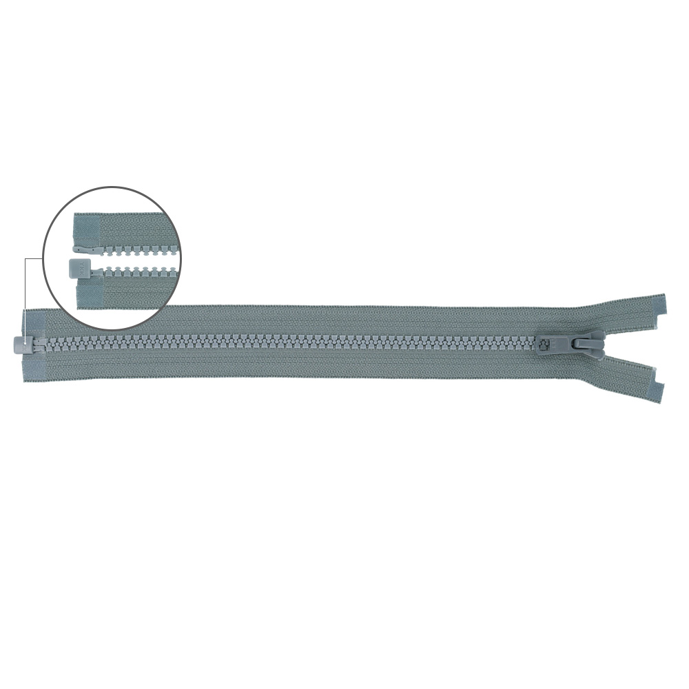 YKK VISLON Molded plastic open-end zipper no.5 85cm - 578