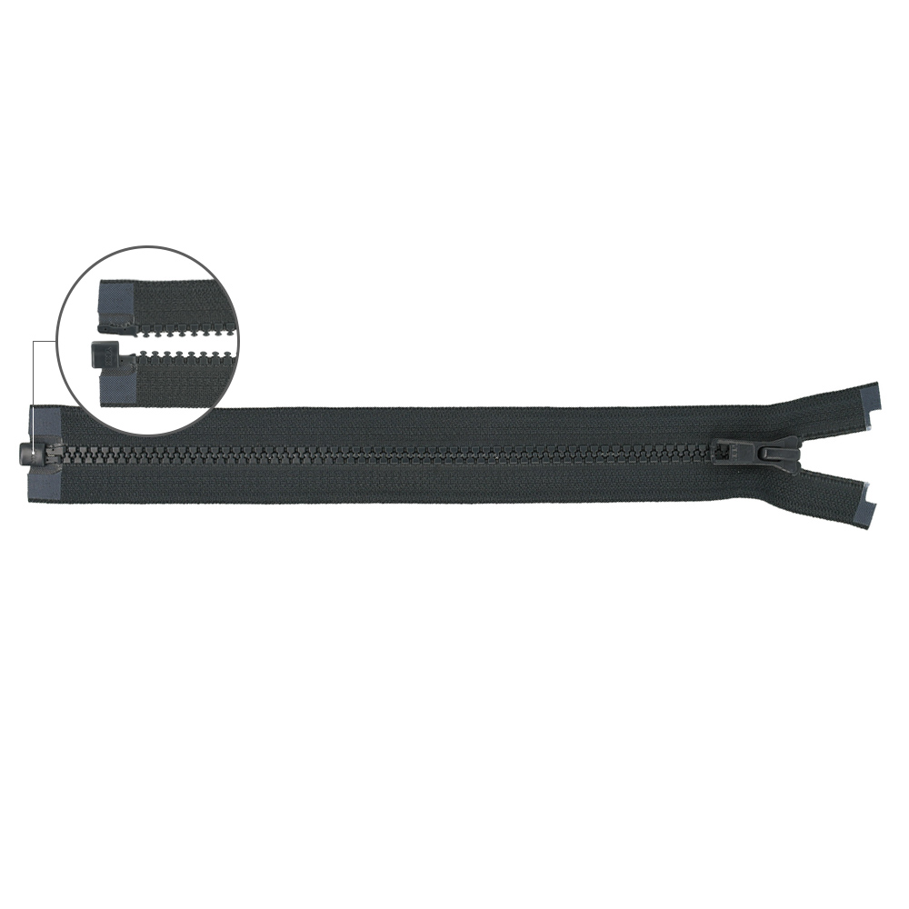 YKK VISLON Molded plastic open-end zipper no.5 90cm - 075