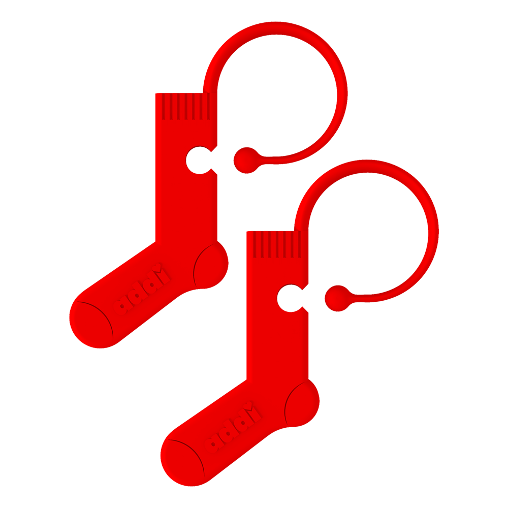 Addi Maschenmarkierer Socke rot - 1x100Stk