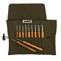 Addi Crochet hook set olive wood 2.00-6.00mm - 1pc