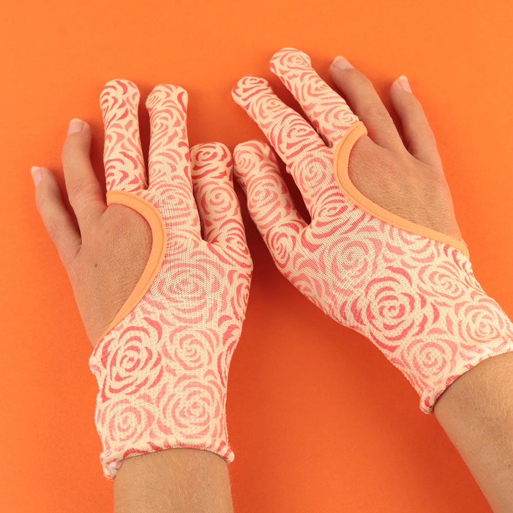 Bohin Quilting handschoenen maat M roze - 1paar