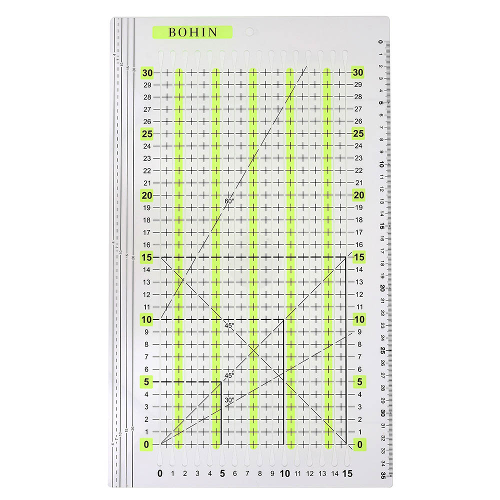 Bohin Quilting cutting ruler rectangle - 1pc