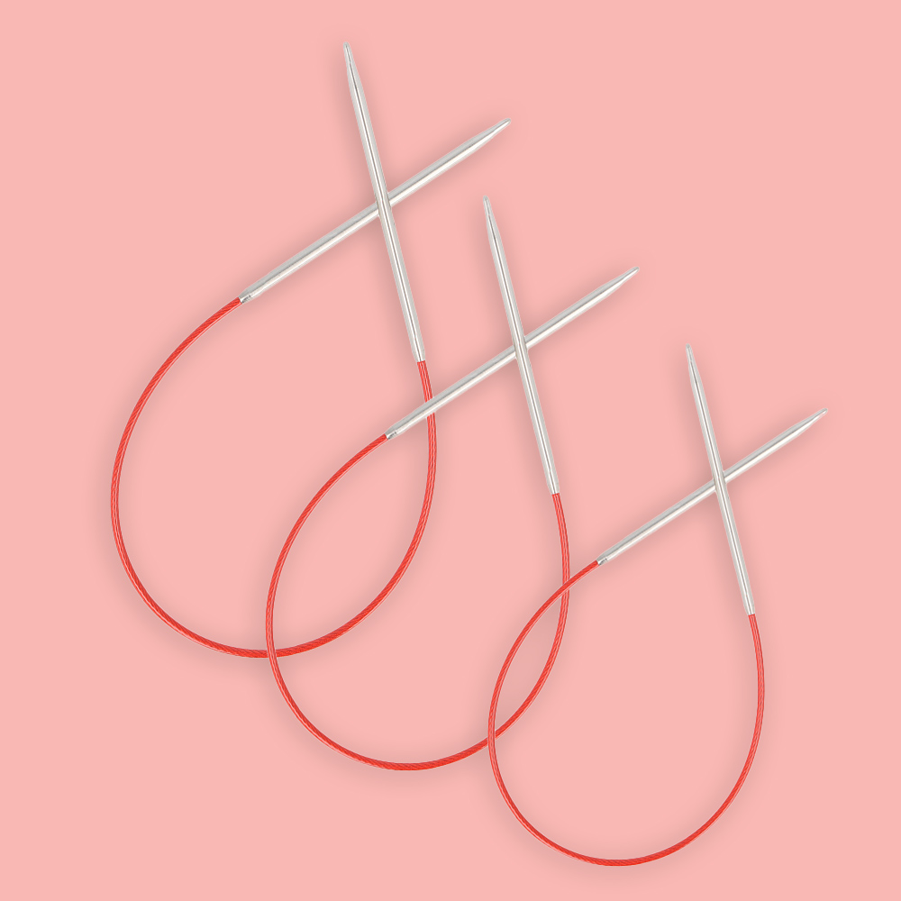 ChiaoGoo Knit RED Rundstricknadel 23cm 1.50-5.00mm - 1Stk