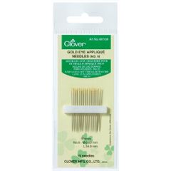 Clover Appliqué needles golden eye no.09 - 1x15pcs