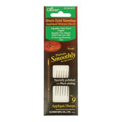 Clover Applicatie naalden zwart-goud nr.09-12 - 1st