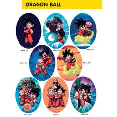 CMM Applikation Dragon Ball bedruckt - 3Stk