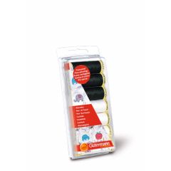 Gütermann Sew-all thread set black-white 7x100m - 1pc