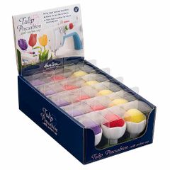 Hemline Speldenkussen tulp met zuignap display - 1x15st