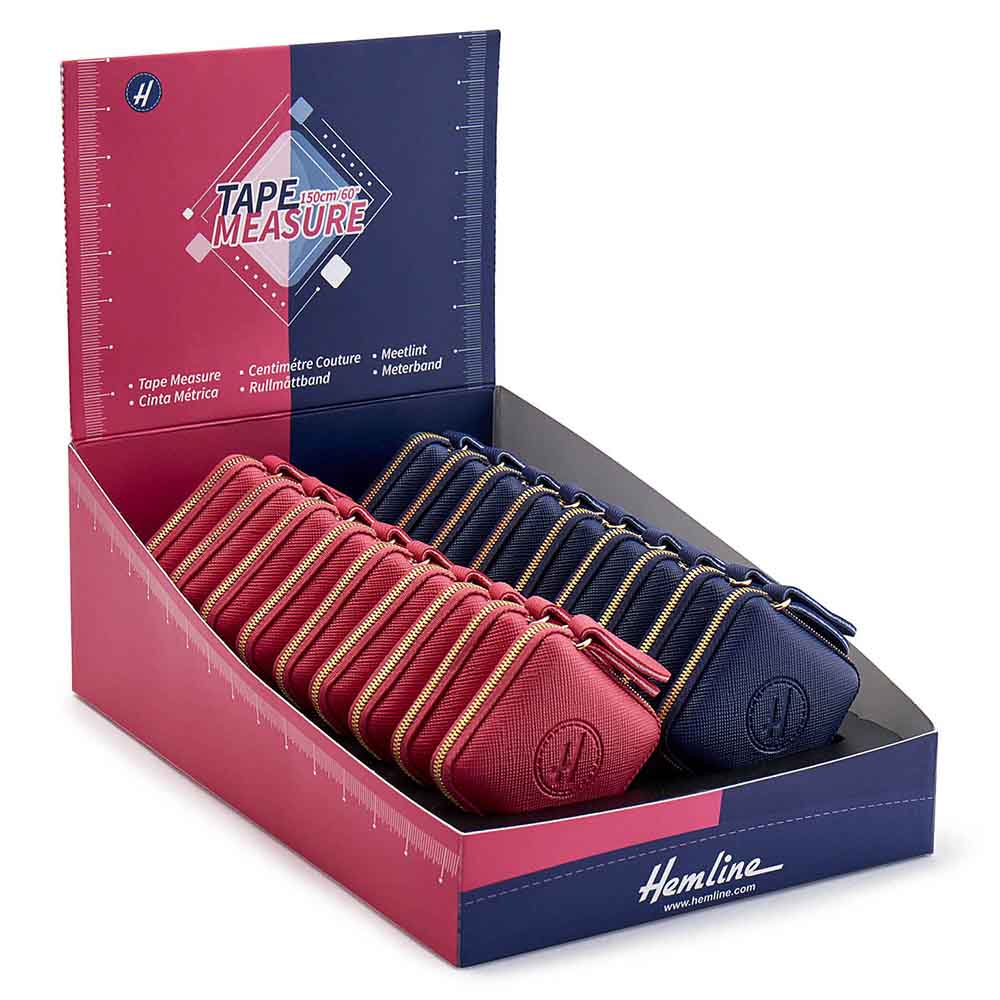 Hemline Premium rolcentimeter 150cm display - 1x18st