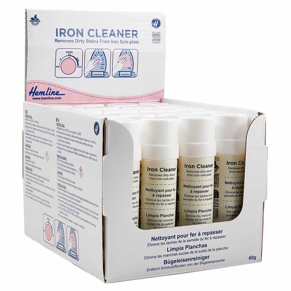 Hemline Strijkijzer reiniger 60gr display - 1x20st