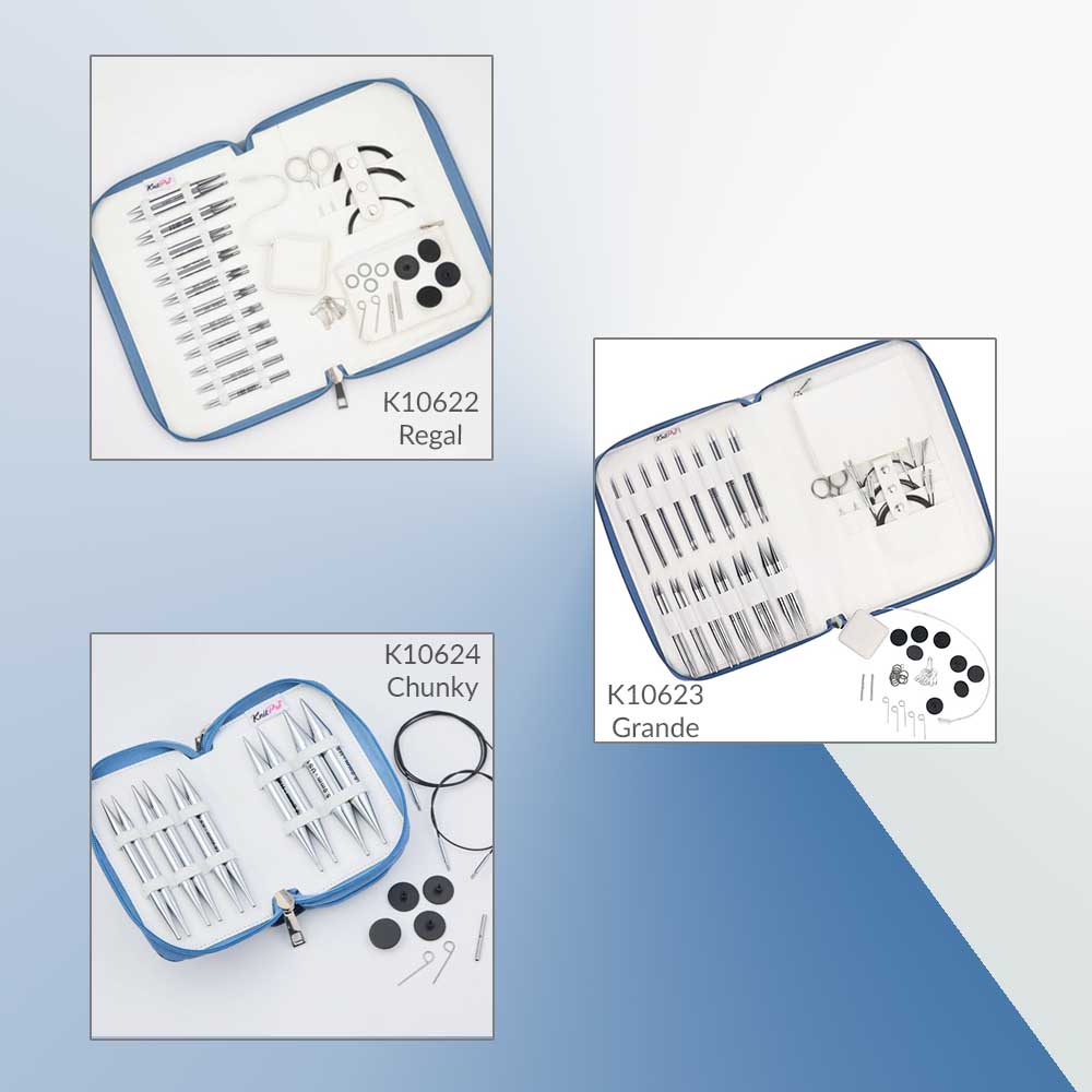 KnitPro Nova verw.breip. 13cm 3-8mm set - 1st