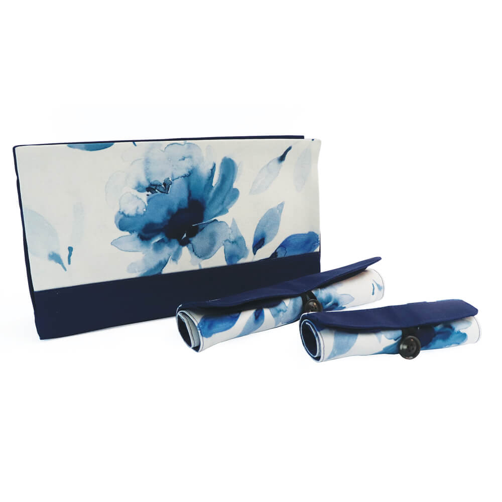 KnitPro Blossom project bag roll-on cases 29x6.5x17cm - 1pc