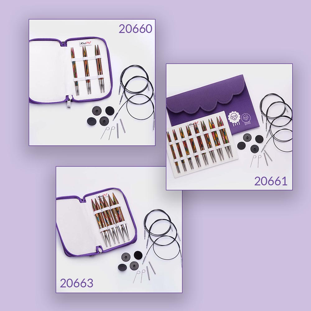 KnitPro Symfonie verwisselb. breip. 13cm set - 1st