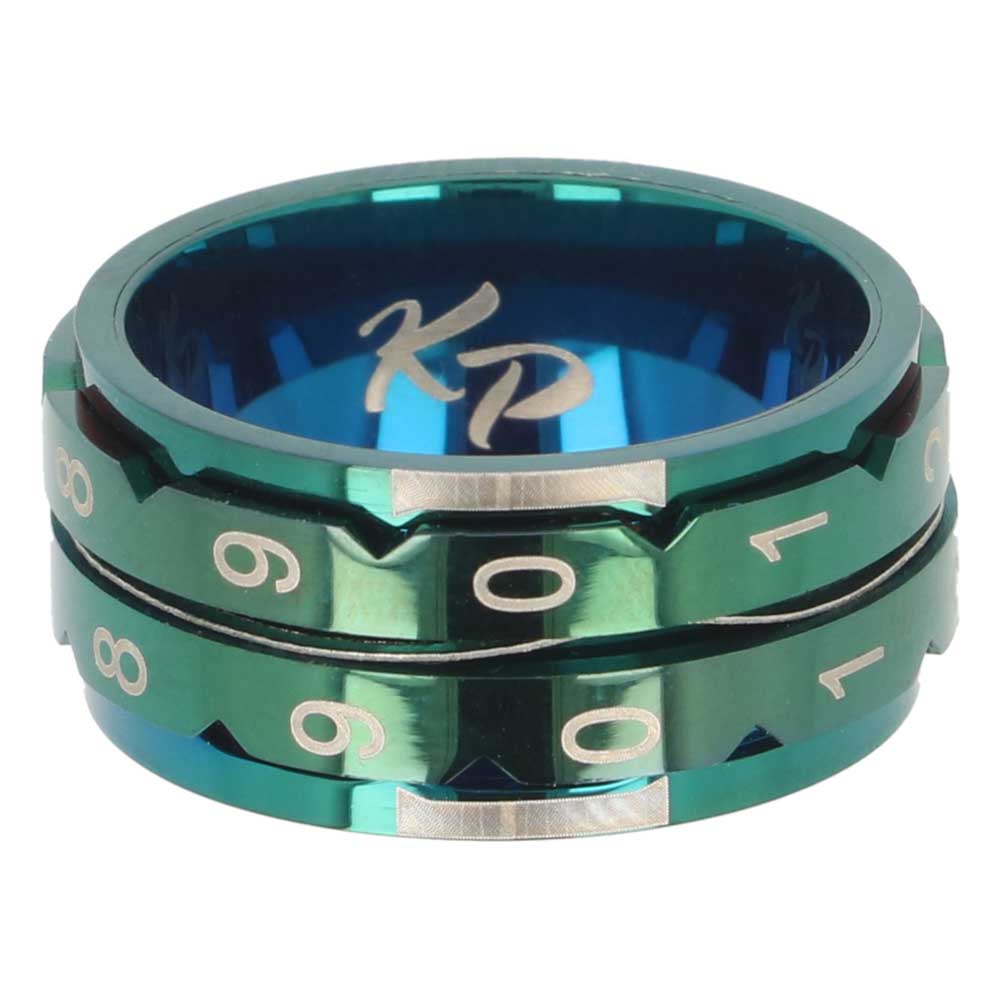 KnitPro Mindful Toerenteller ring maat 7-12 teal - 1st