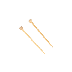 Seeknit Shirotake mini knitting needle bamboo 6.5cm - 1pc