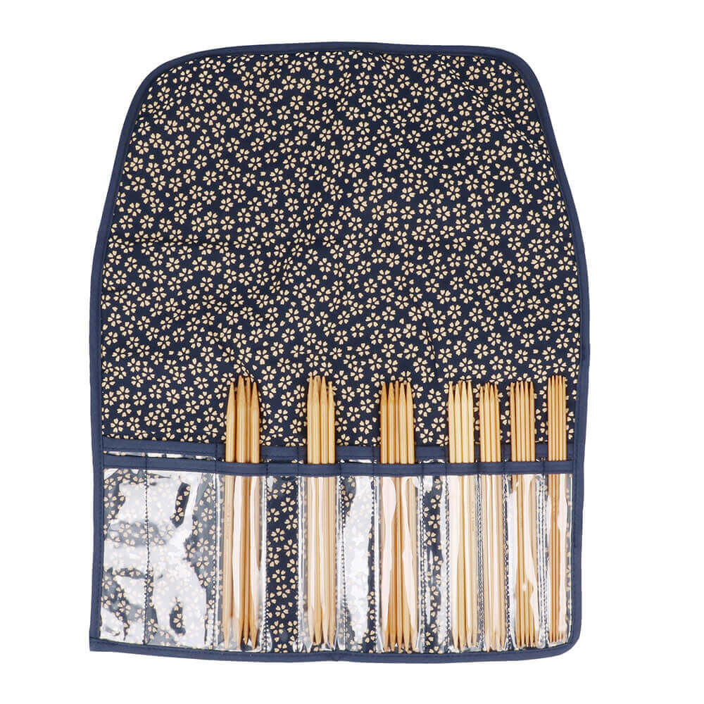 Seeknit Koshitsu sokkennaaldenset E bamboe 15cm blauw - 1st