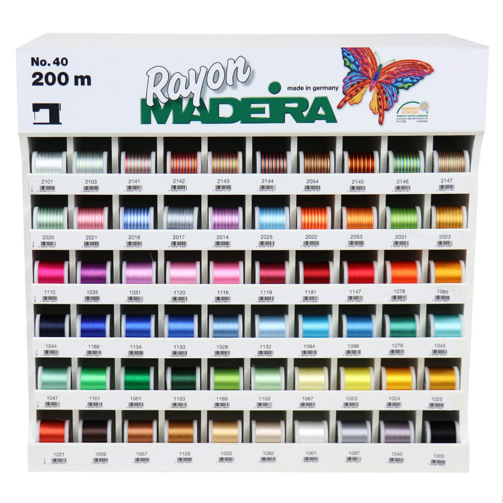 Madeira Display Rayon nr.40 60x5x200m - 1st