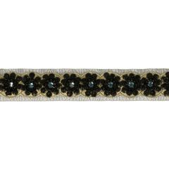 French Ribbon with sequins 25mm - 9m