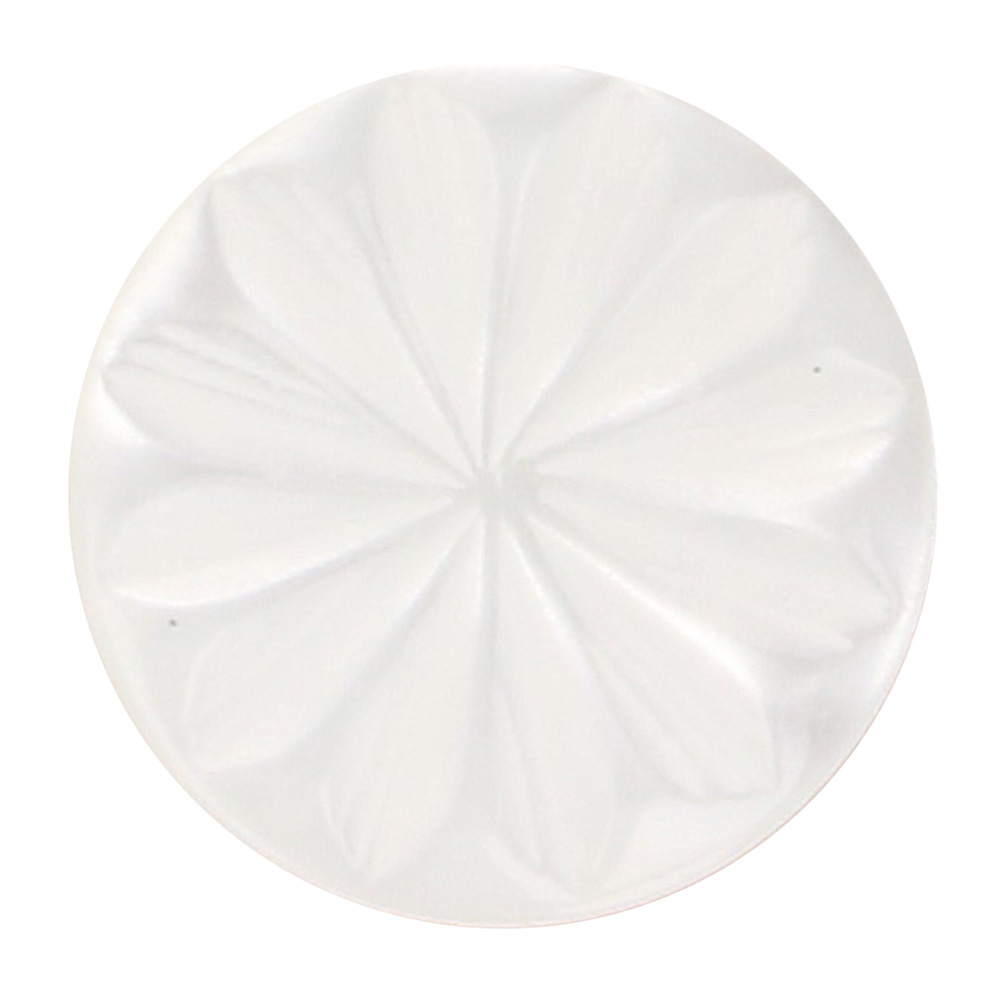 Milward Knoop dot bloem 11-15 wit - 1x4st