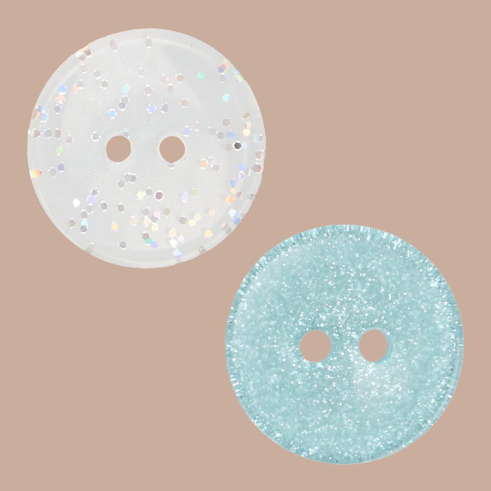 Milward Knoop glitter 2-gaats 15mm