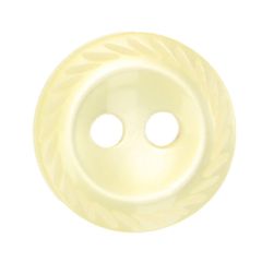 Milward 2-hole button rope 11-14mm yellow