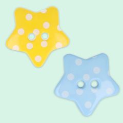 Milward 2-hole button star 18mm - 1x5pcs