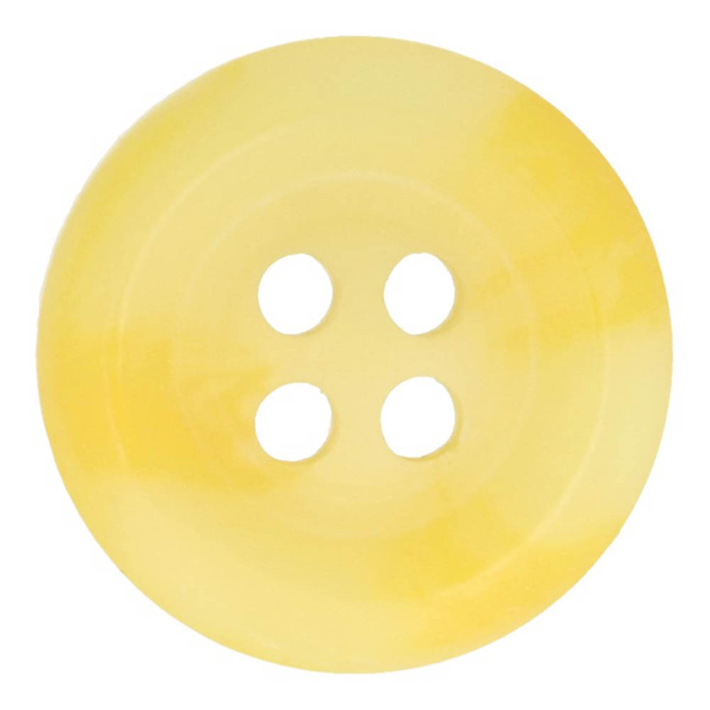 Milward 4-hole button marbled 18mm yellow - 1x4pcs