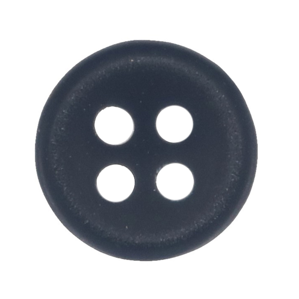 Milward 4-hole button 11mm blue - 1x10pcs