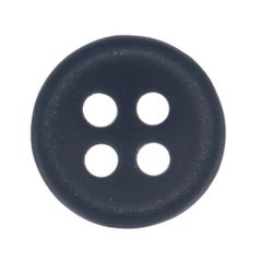 Milward 4-hole button 11mm blue - 1x10pcs