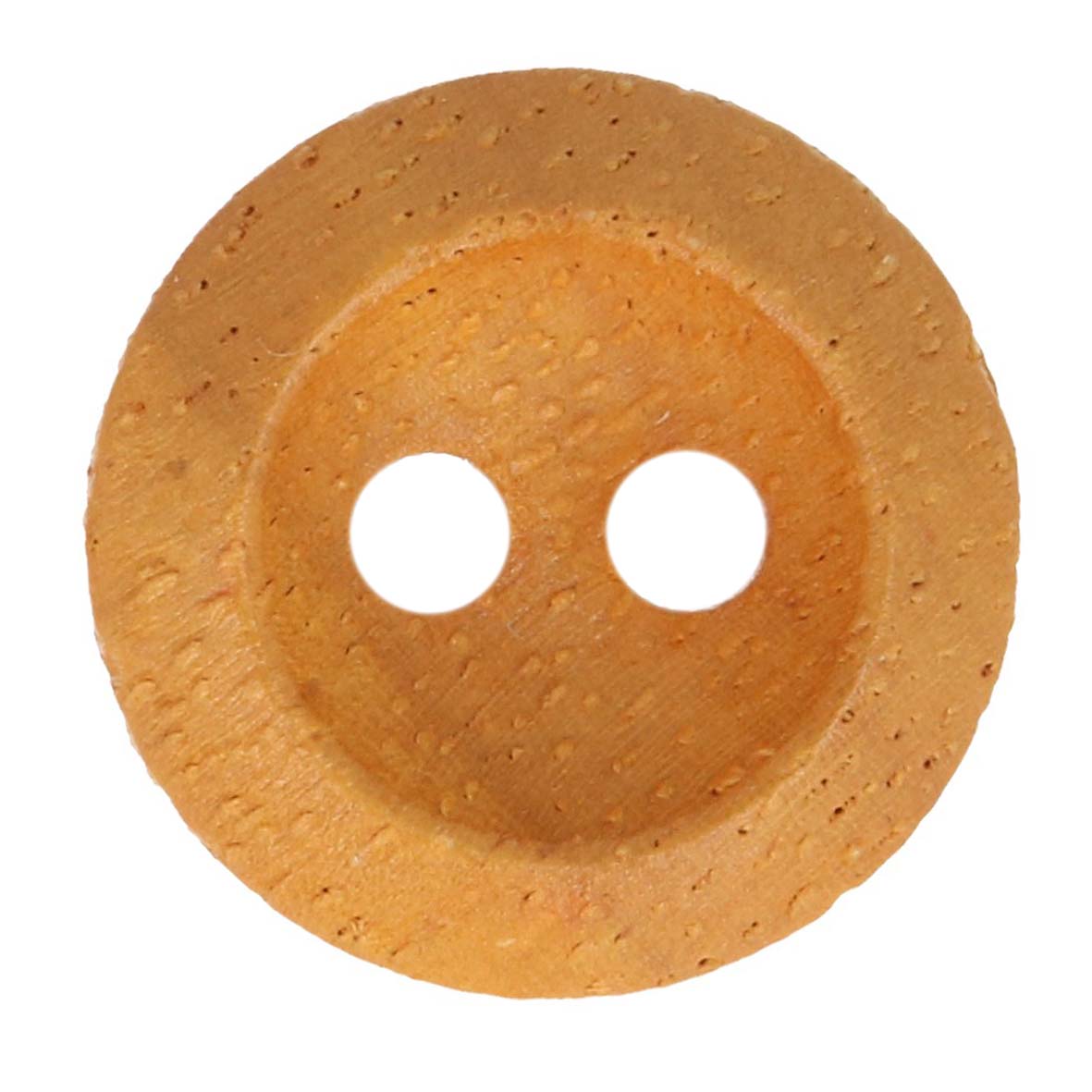 Milward 2-hole button wood 18mm - 1x6pcs