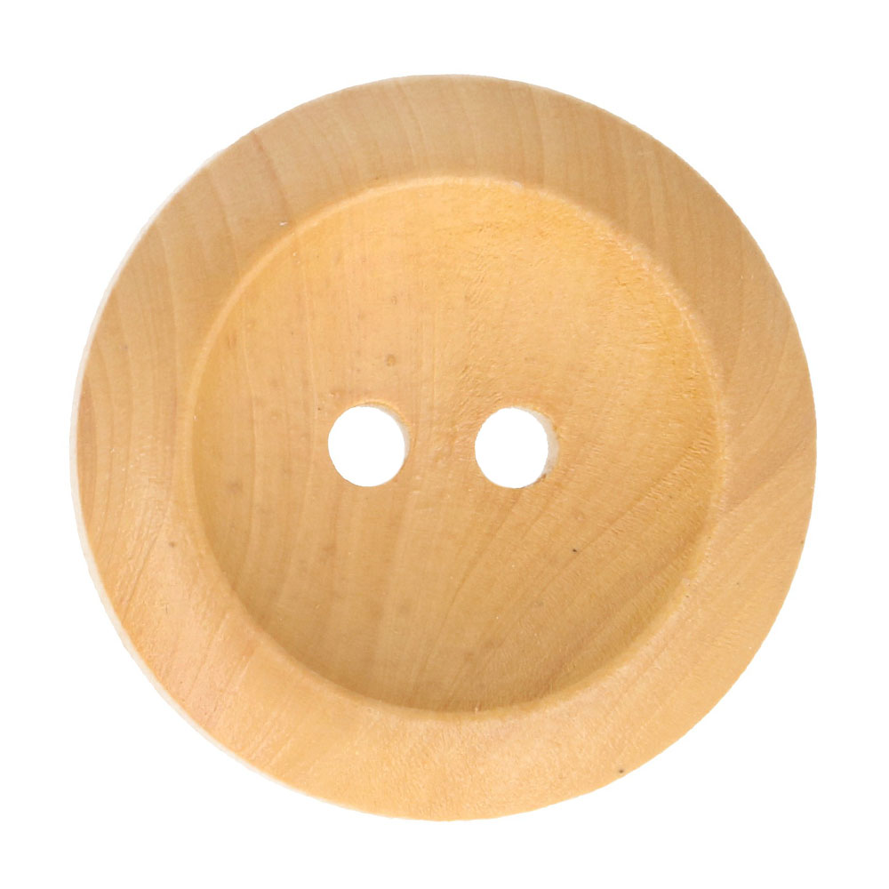 Milward 2-hole button wood 28mm -1x3pcs